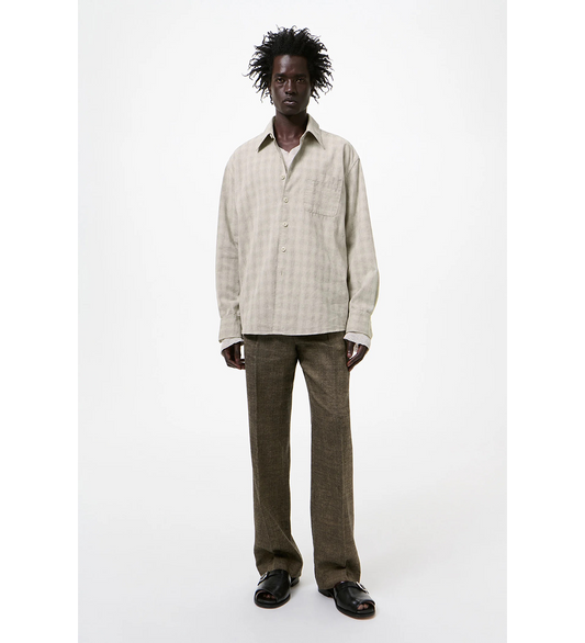 ABOVE SHIRT SAGE TRAIL CHECK DRYLINE WEAVE