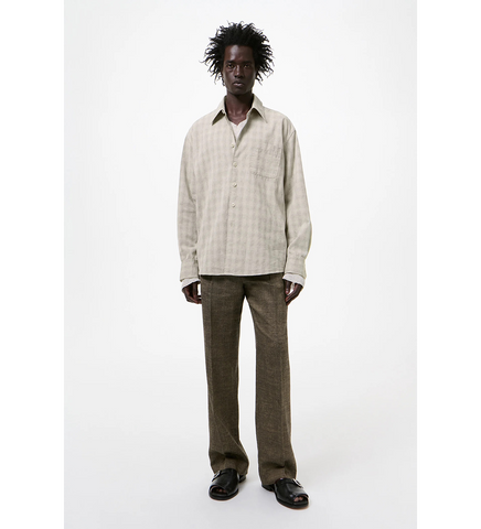 ABOVE SHIRT SAGE TRAIL CHECK DRYLINE WEAVE