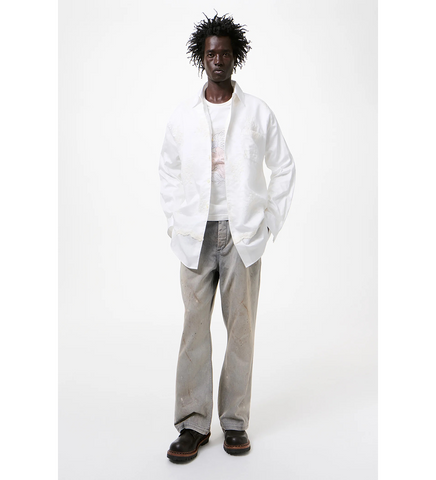 VAST SHIRT IVORY CLOUD BREEZEY COTTON