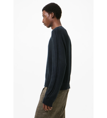 TRUE ROUNDNECK BLACK CLOUD COTTON