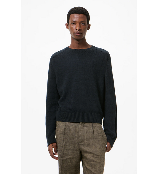 TRUE ROUNDNECK BLACK CLOUD COTTON