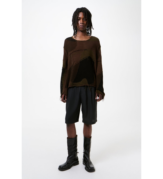 RIGID POPOVER CAMO COTTON RAFIA