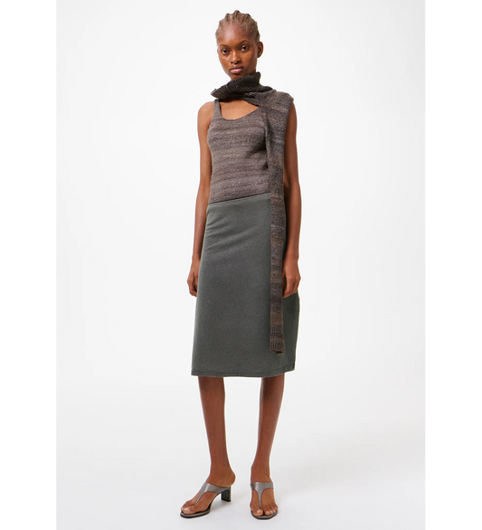 PICNIC SKIRT WASHED BLACK ROGUE LOOPBACK