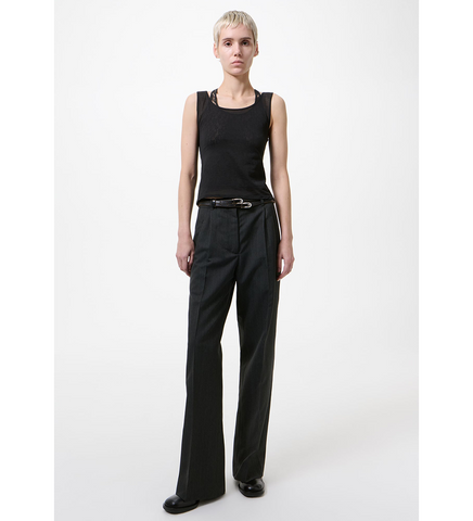 SWIM TANK BLACK STOCKING JERSEY