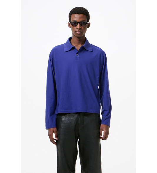 RUGBY LONGSLEEVE DEEP BLUE HIGH TWIST JERSEY