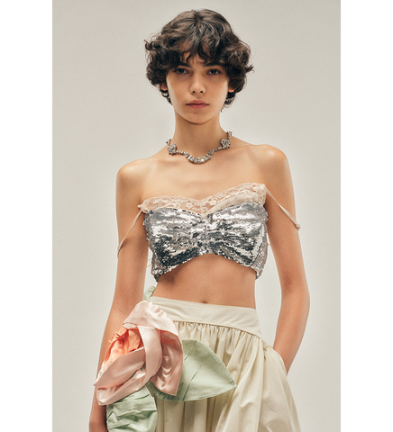 SCULPT BANDEAU SILVER