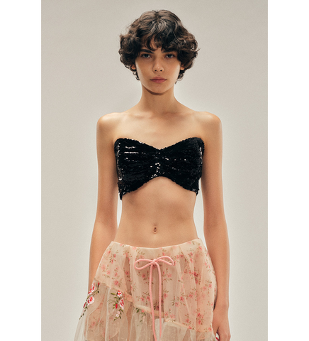 SCULPT BANDEAU BLACK