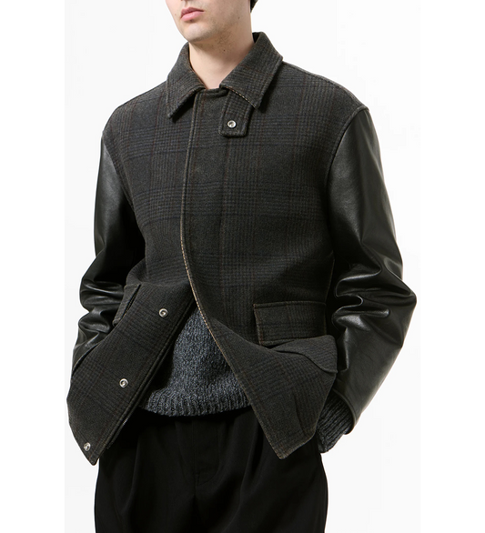 STILL JACKET BISHOP CHECK TEMPERED WOOL