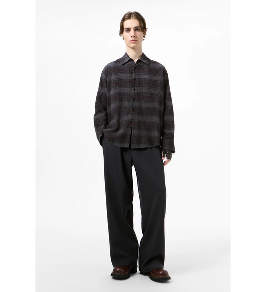 ABOVE SHIRT FADED NOCTURNE CHECK FLANNEL