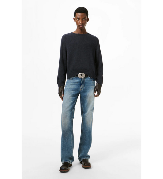 TRUE ROUNDNECK CHARCOAL SNUG ALPACA WOOL