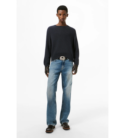 TRUE ROUNDNECK CHARCOAL SNUG ALPACA WOOL