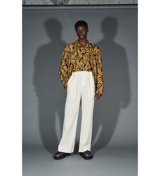 EMBROIDERY BLOUSON BEIGE