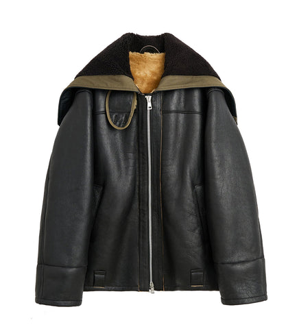 BLIZZARD JACKET NATURAL AVIATOR SHEARLING