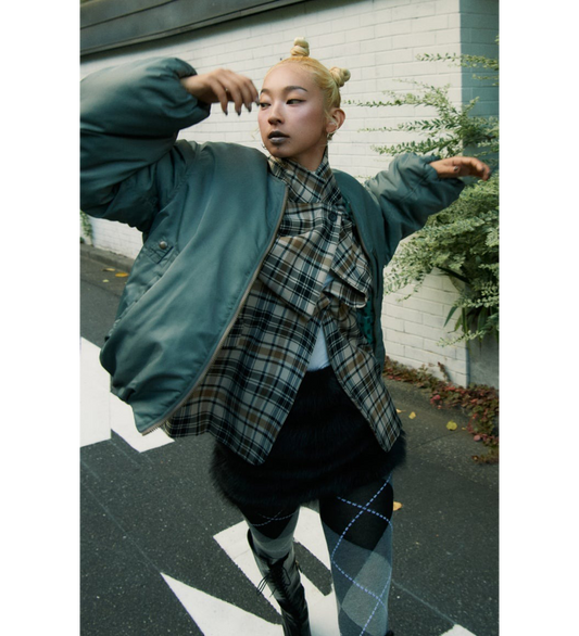 CLANE X FRAGMENT REVERSIBLE MA-1 KHAKI