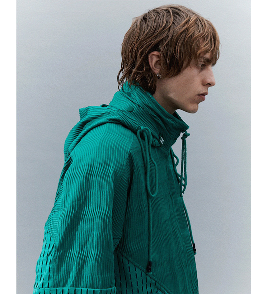 ADIDAS X SONG FOR THE MUTE SFTM HOOD JACKET EMERALD GREEN