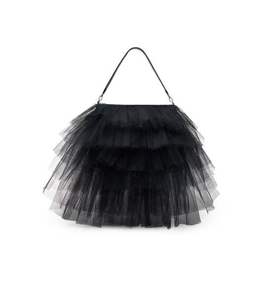 MINI FRILLY TUTU BAG BLACK