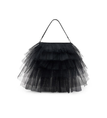 MINI FRILLY TUTU BAG BLACK