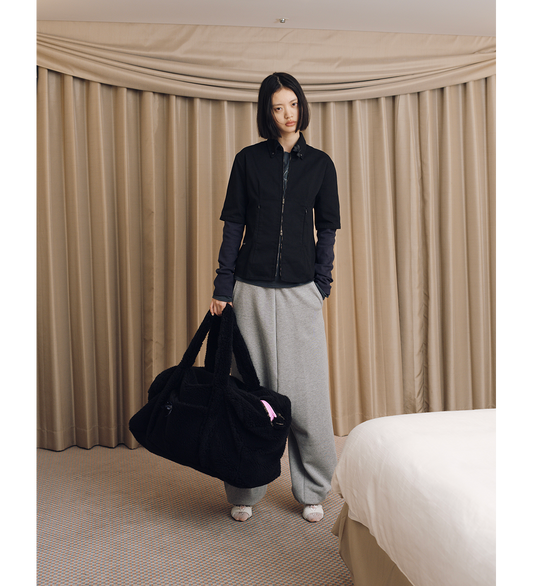 LAYERED LS SHIRT BLACK/NAVY
