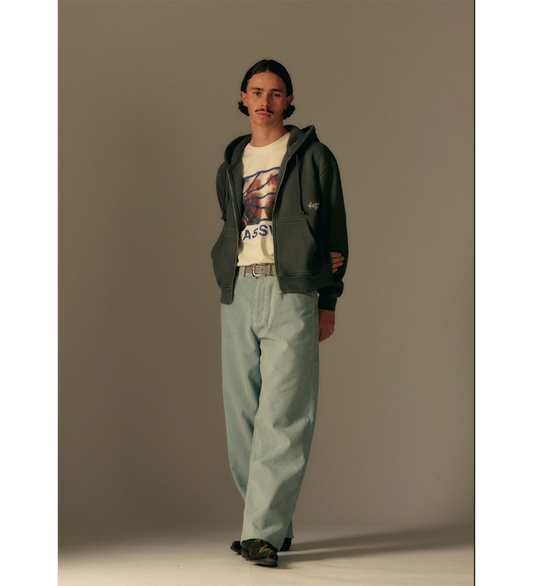 CORDUROY PANTS LIGHT BLUE