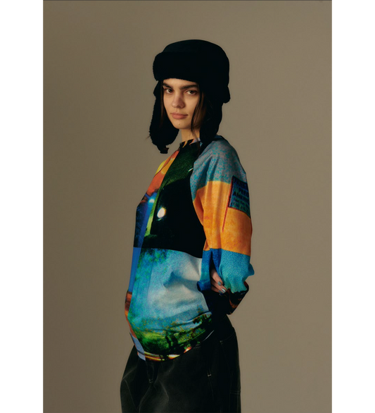 COLLAGE LS TEE PRINT