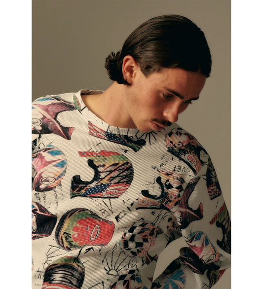 HELMET THERMAL LS TEE PRINT