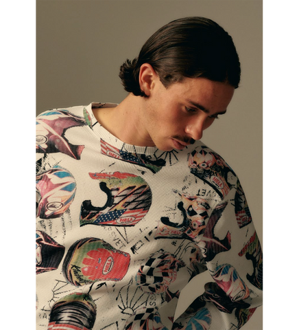 HELMET THERMAL LS TEE PRINT