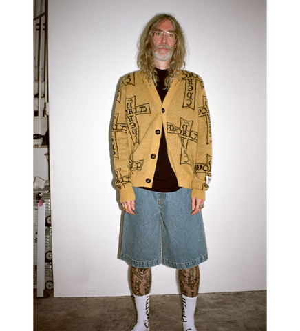 CW CROSSES KNITWEAR SAFFRON