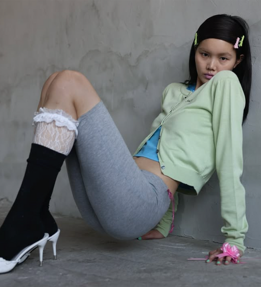 SHOULDER CARDIGAN MINT