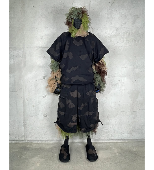 パンツ DINGYUN ZHANG KNEE-PANEL CARGO XL DINGYUN ZHANG / ディンユー・チャン - KNEE-PANEL CARGO (BLACK