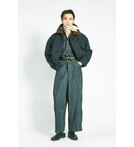 MELTON BLOUSON NAVY