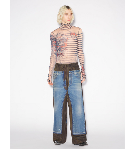 TATTOO COLLECTION THE JEAN SUIT PANTS
