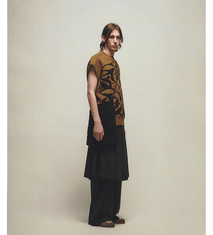 PLEATED SKIRT BLACK