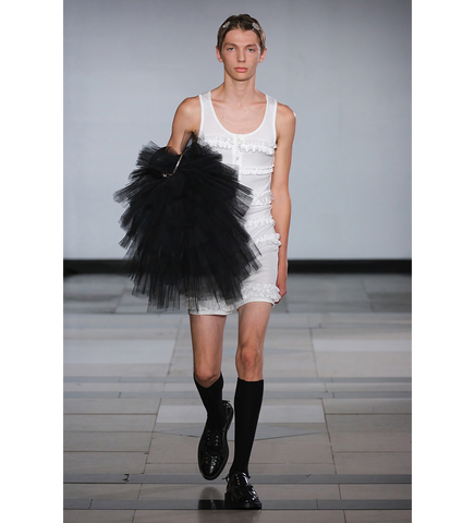 FRILLY TUTU BAG BLACK