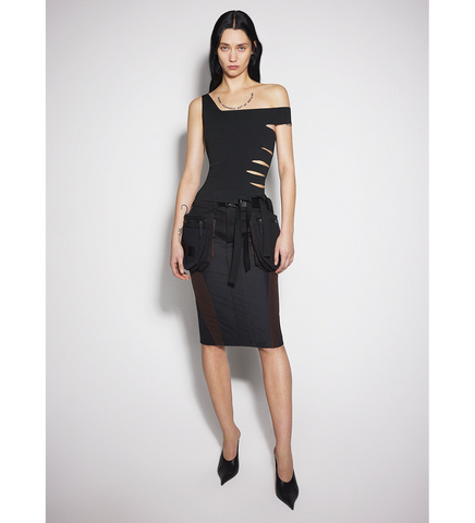 STRAPS TOP BLACK