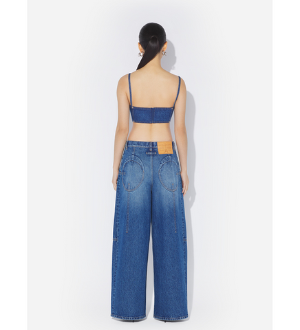 THE LOOSE DENIM JEANS VINTAGE BLUE