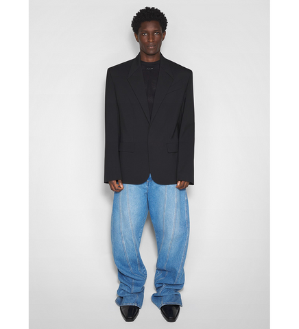 PARACHUTE DENIM PANTS MEDIUM BLUE