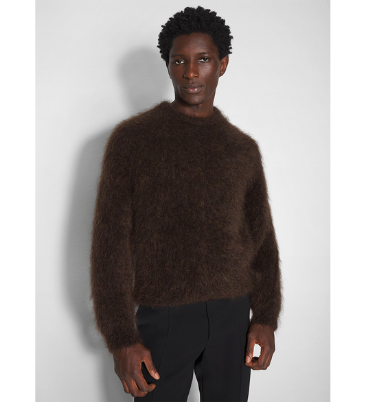 FURRY PULL OVER CHOCOLATE