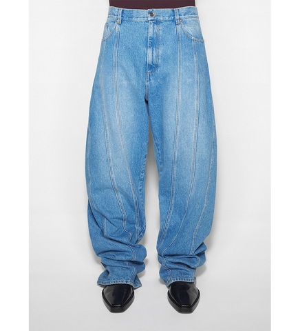 PARACHUTE DENIM PANTS MEDIUM BLUE