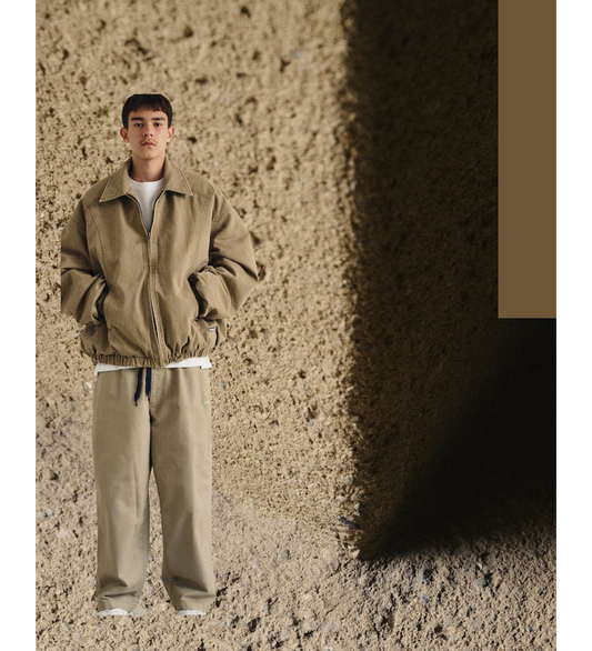 BIG WASHED JACKET BEIGE