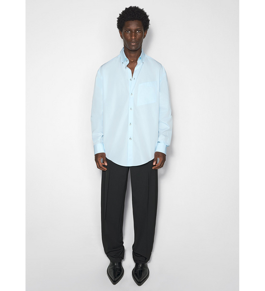 PIERCED LONGSLEEVE SHIRT BLUE