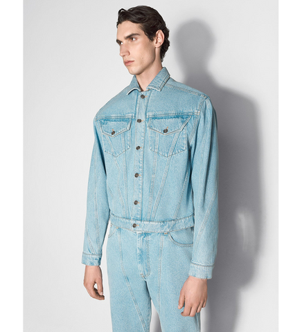 MEN'S DENIM JACKET MEDIUM BLUE