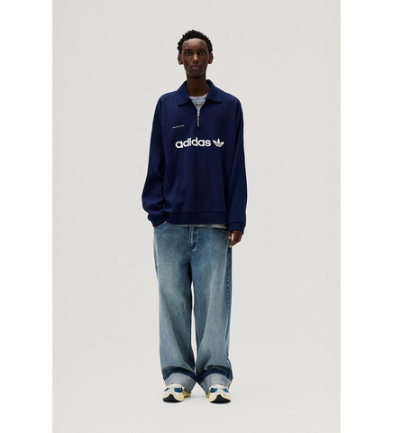 SONG FOR THE MUTE X ADIDAS 008 DENIM PANTS BLUE