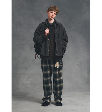 LOOSE PLEATED PANT BLACK