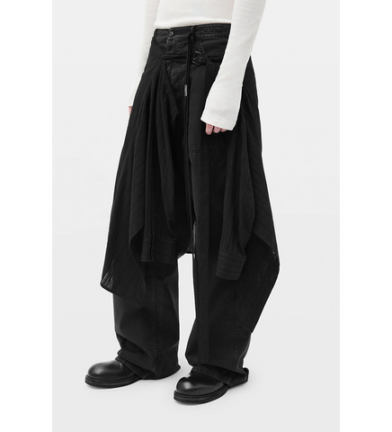ALDRIK SHIRT APRON BLACK