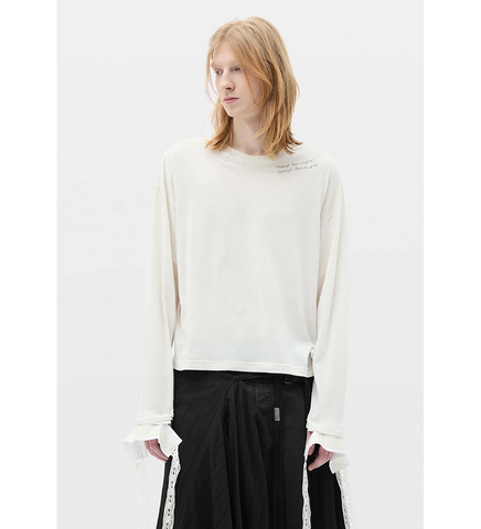 RELAX FIT BOXY T-SHIRT IVORY