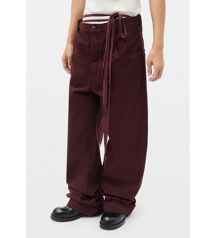 MICHAEL 5-POCKETS TROUSERS MAHOGANY