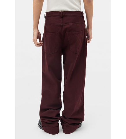 MICHAEL 5-POCKETS TROUSERS MAHOGANY
