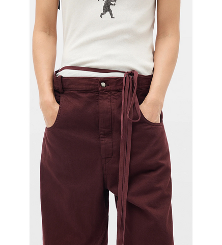 MICHAEL 5-POCKETS TROUSERS MAHOGANY