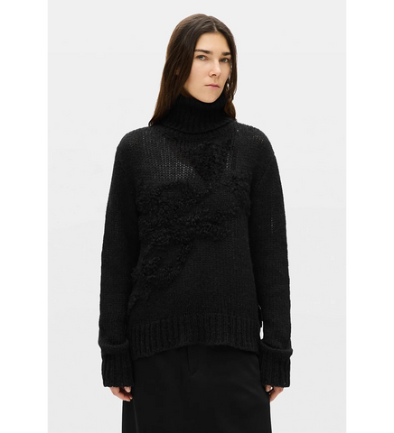 FRANSINA TURLENECK SWEATER BLACK