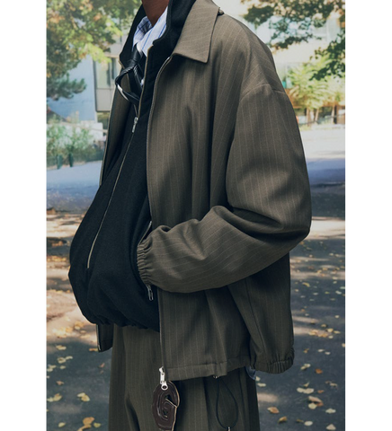 SLIM COACH JACKET TAUPE